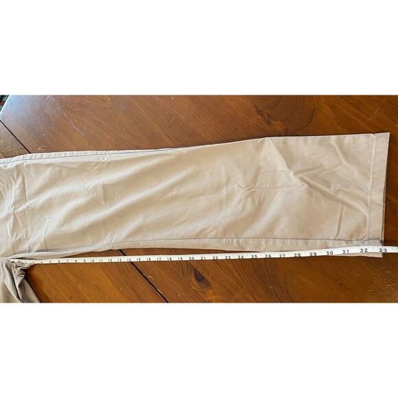 Johnnie-O Prep-formance Mens Golf Pants Size 33x34 Beige Straight Chino Solid - Picture 11 of 12